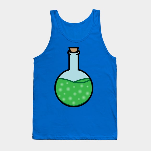 DIY Single Green Potion or Poison for Tabletop Board Games (Style 3) Tank Top by GorsskyVlogs